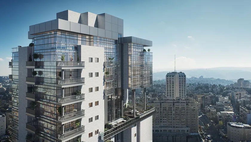 Celestial 1BR corner Apt w/ balcony in Savyon View - Image 1
