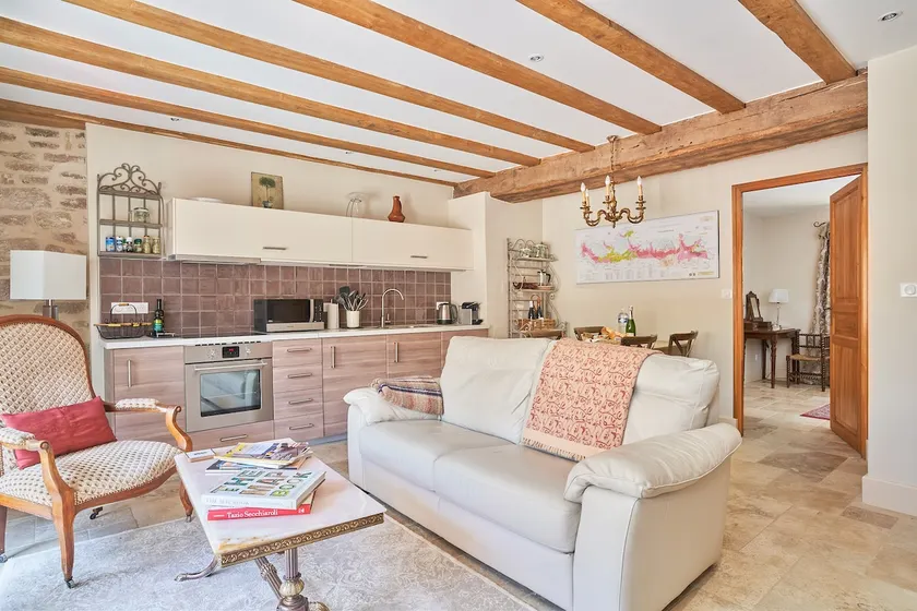 Charmot de Pommard, 1bdr / 1bth kvalitet, charmerende Apt, central Pommard landsby - Image 1