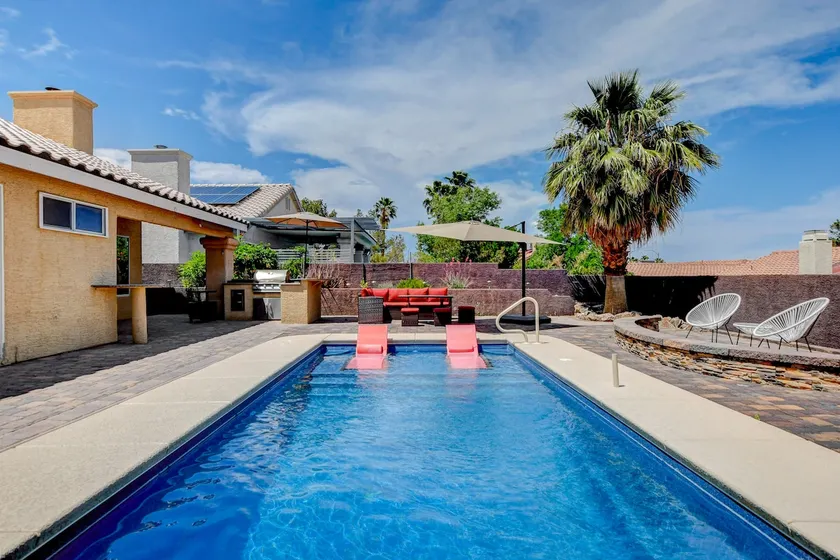 Timeless 3BR Vegas Getaway w/Pool & Spacious Yard - Image 1
