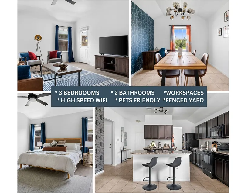 Modern Comfort Near Airport & Tesla w/ Workspaces - Image 1