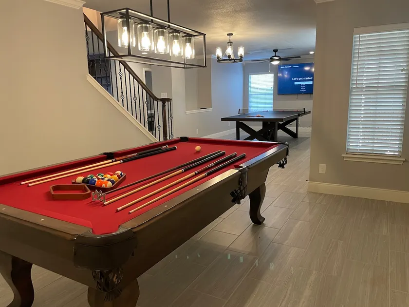 6 bed 120” theater ping pong pool table Stone Oak - Image 1
