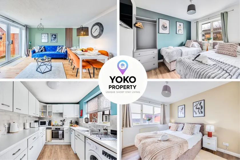 Tattenhoe House with Free Parking, Fast Wifi, Garden and Smart TV by Yoko Property - Image 1