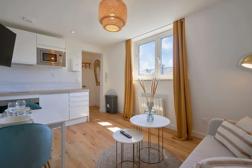 Equipped 1-bedroom apartment with terrace - Image 1