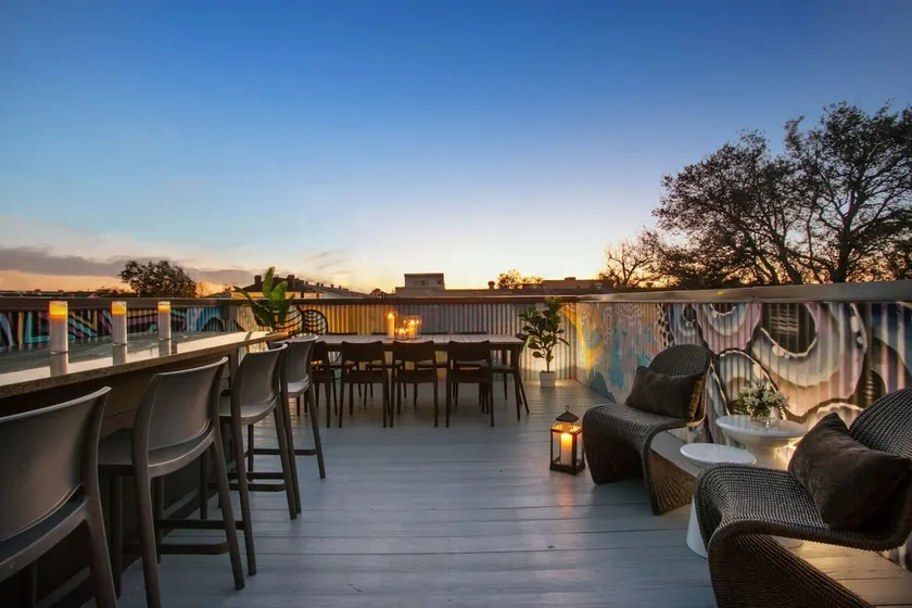 Contemporary Home Hot Tub and Rooftop Deck - Image 1