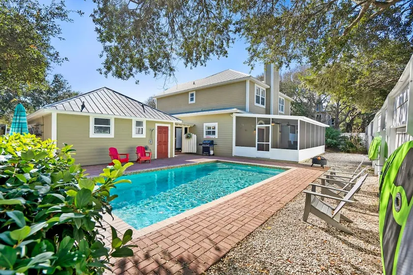 Beach Home w Pool Golf Cart Game Room Dogs Ok - Image 1