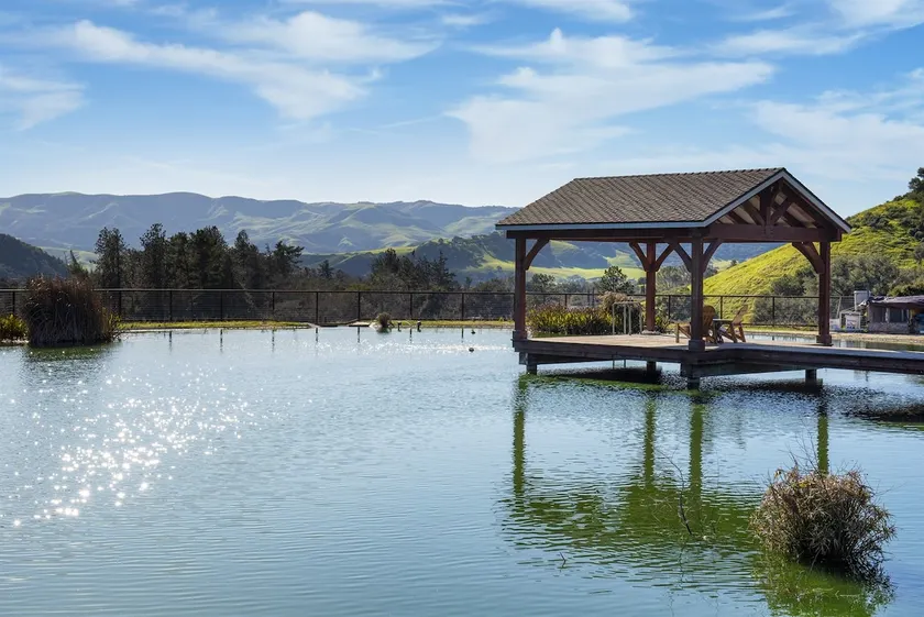 Private pond & views of rolling green hills - Image 1