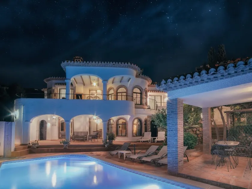 Andalusian villa with heated pool,sea view - Image 1