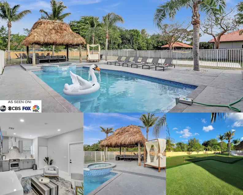 8BR5Baths Mega Htd pool+JacTheatre+Mini Golf Beach - Image 1