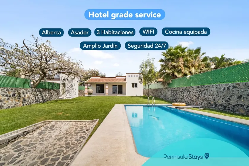 3BR Family home with pool and grill in Oaxtepec - Image 1