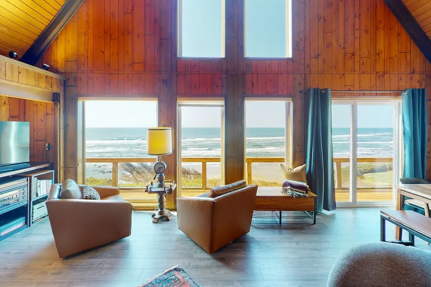 Ocean Front A Frame with Spectacular Views! Dog Friendly! Fireplace! - Image 1