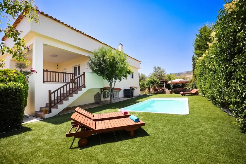 Stunning Greek Villa-private pool-beach-sleeps 8 - Image 1