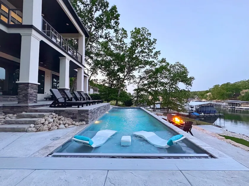 Modern Lake Escape! Sleeps 24! Pool | Dock | Games - Image 1