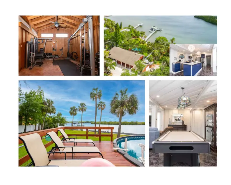 Huge Waterfront Mini-Resort w/ Gym, Dock & Pool - Image 1