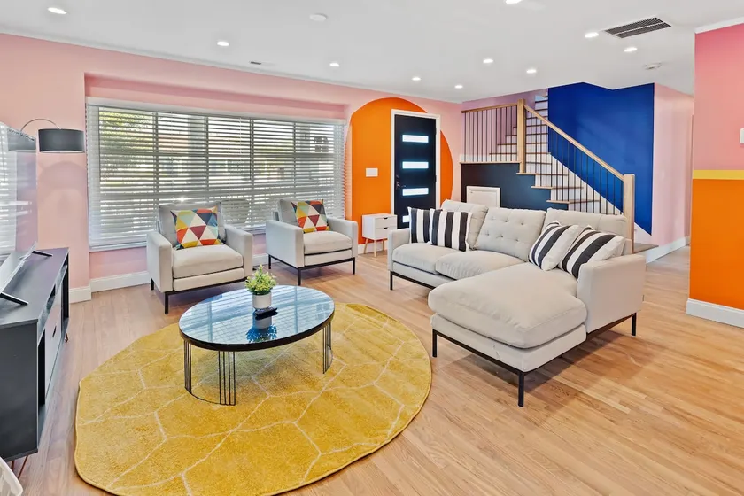 Colorful Designer Home with Rec Room and Bar - Image 1