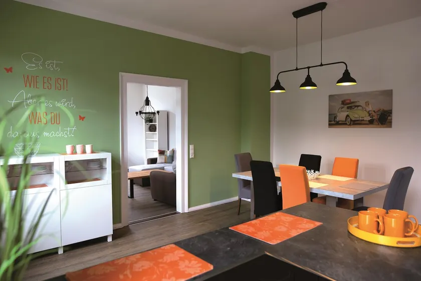 Holiday apartment in the Lügde train station - roof terrace - Image 1