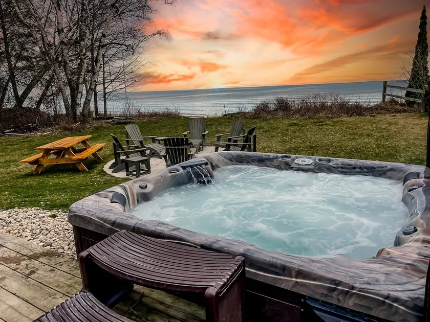 Lakefront Cabin Hot Tub Playground Fire Pit - Image 1