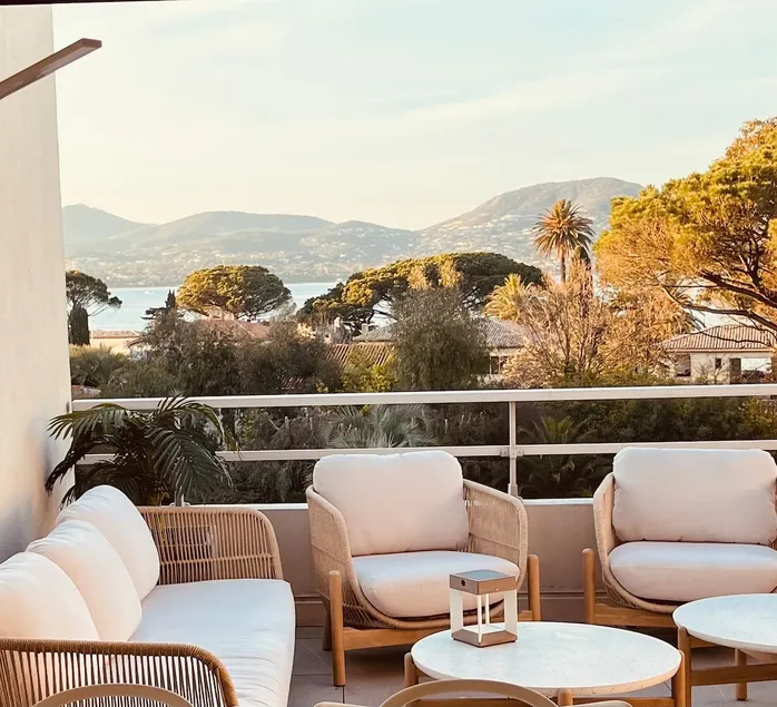 Terrace Sea View – 6 people/3 bedrooms & Parking in St Tropez - Image 1