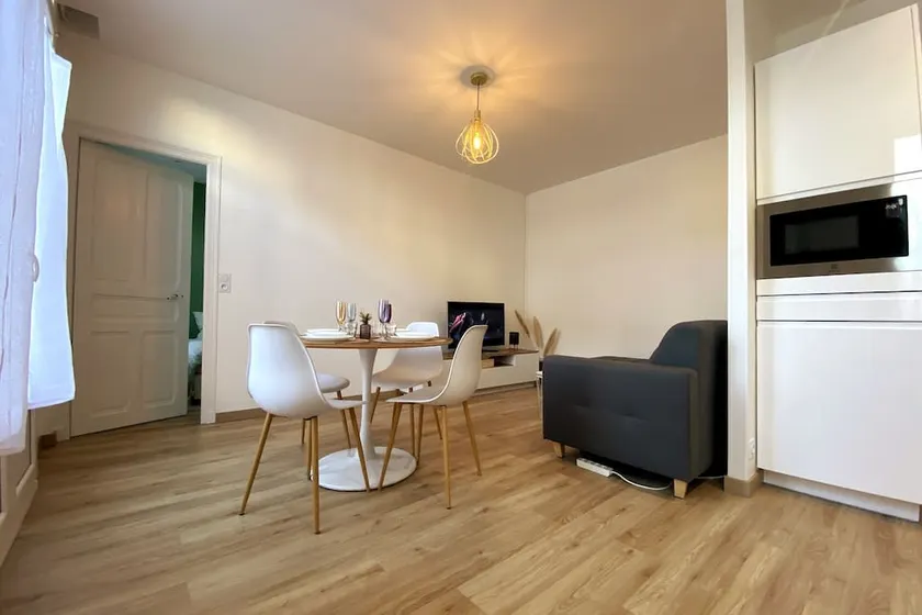 Luxurious renovated apartment with balcony & garage - Image 1