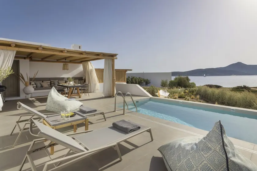 Peaceful Villa Avra with Aegean Seaview - Image 1