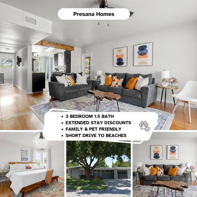 3BDR+Central+PetsOK+Yard+BBQ+LamarPark - Image 1