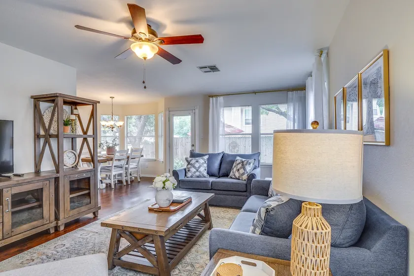 Fenced Yard + Patio: Family Home in Round Rock - Image 1
