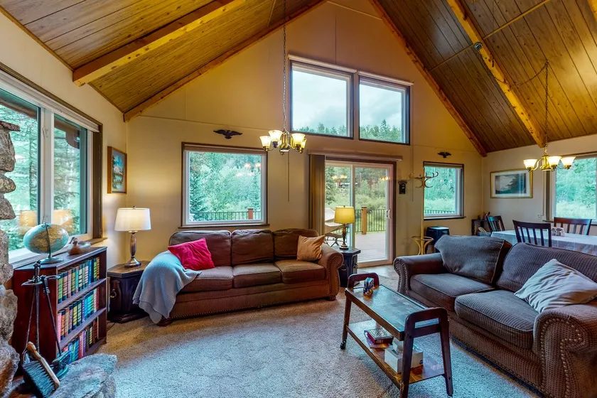 Deck & Mtn Views! Family A-Frame Cabin in Bailey - Image 1