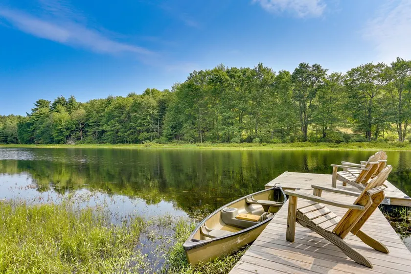 Lakefront Catskills Container Home: Private Lake - Image 1