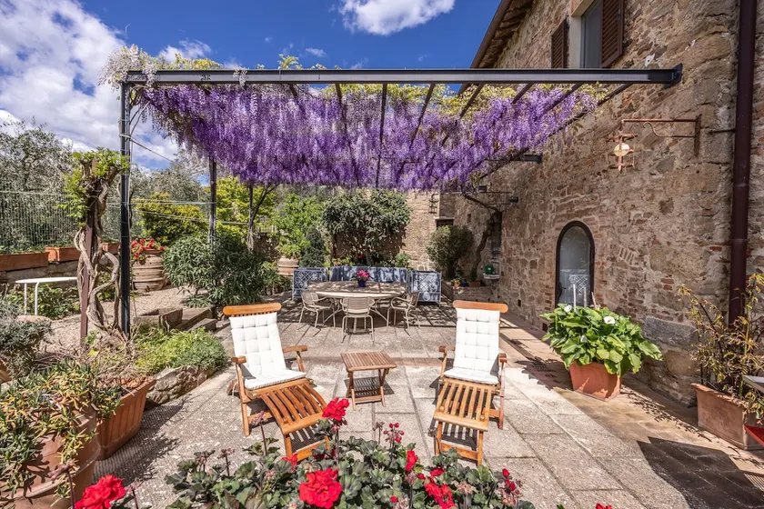 Monticchiello apartment in the historical village with garden Pienza, Siena - Image 1
