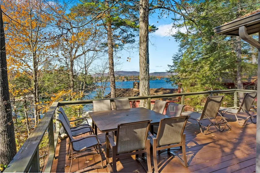 Scenic lakefront retreat with water access, private dock, grill, W/D & fireplace - Image 1