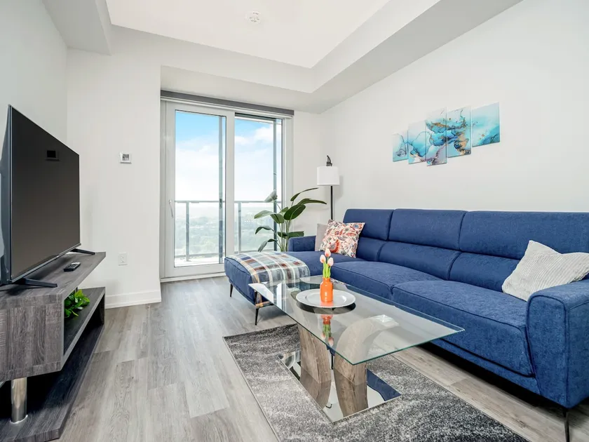 Modern High-Rise Condo w City Views & Balcony - Image 1