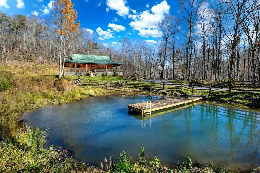 Cozy Greeting Cabin w/ Pond + Waterfall | Deer Haven - Image 1
