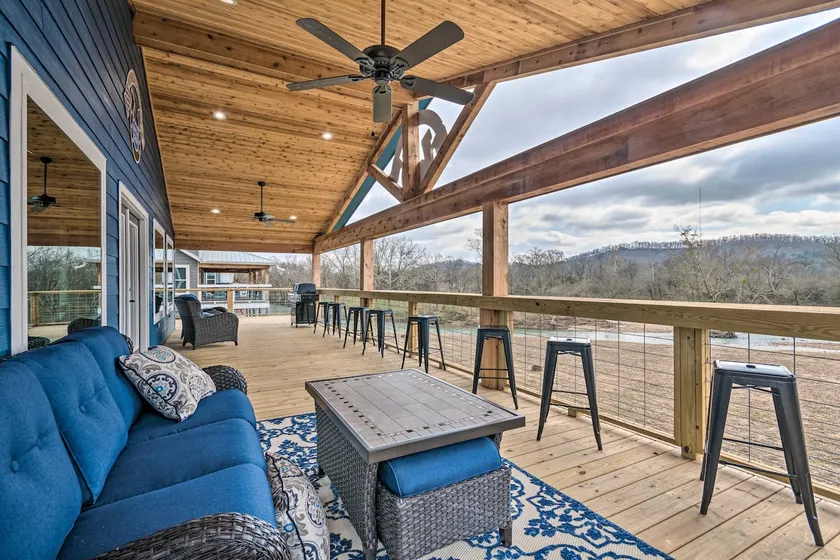 Upscale Riverfront Home w/ Fire Pit! - Image 1