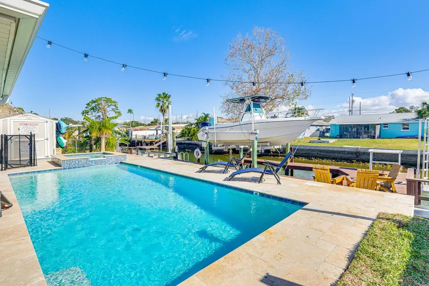 Spacious Canalfront Home w/ Pool ~ 1/2 Mi to Beach - Image 1