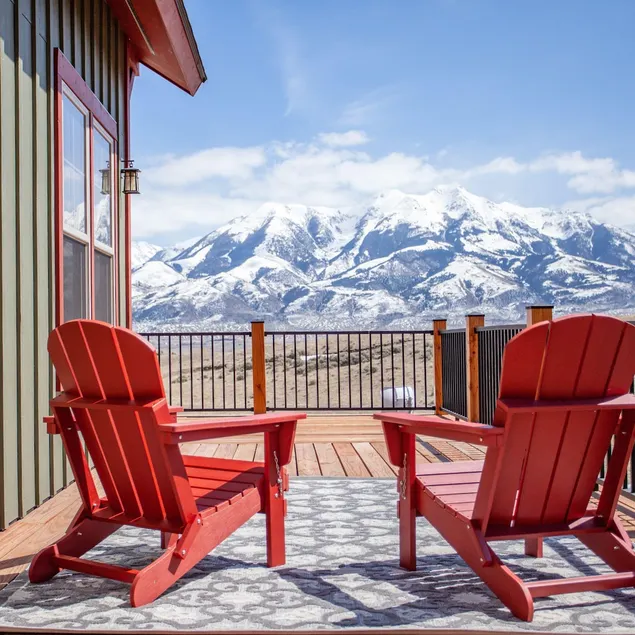 Sapphire Solace · Sapphire skies and mountain view - Image 1