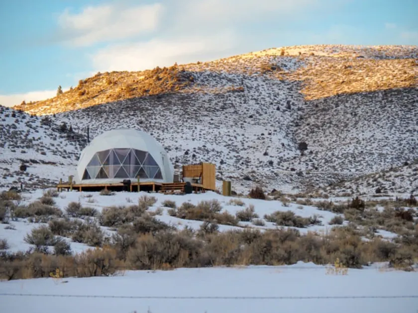 Private Hotsprings Glamping Two Tubs Dome - Image 1
