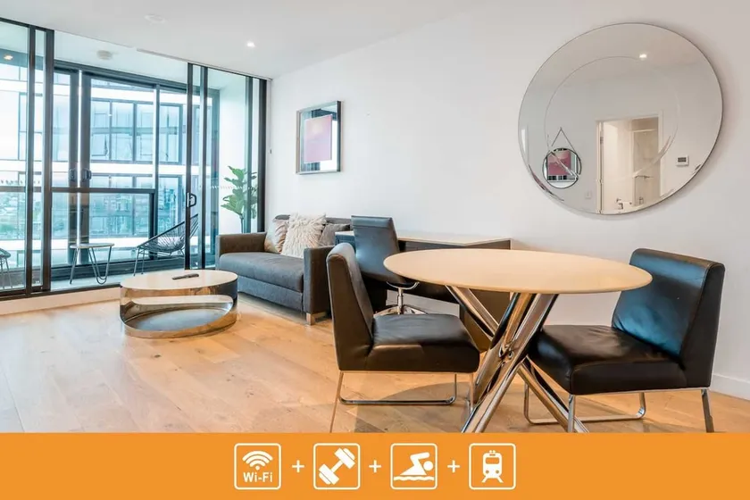 Modern & Relaxing 1BR Apartment w/ Infinity Pool - Image 1