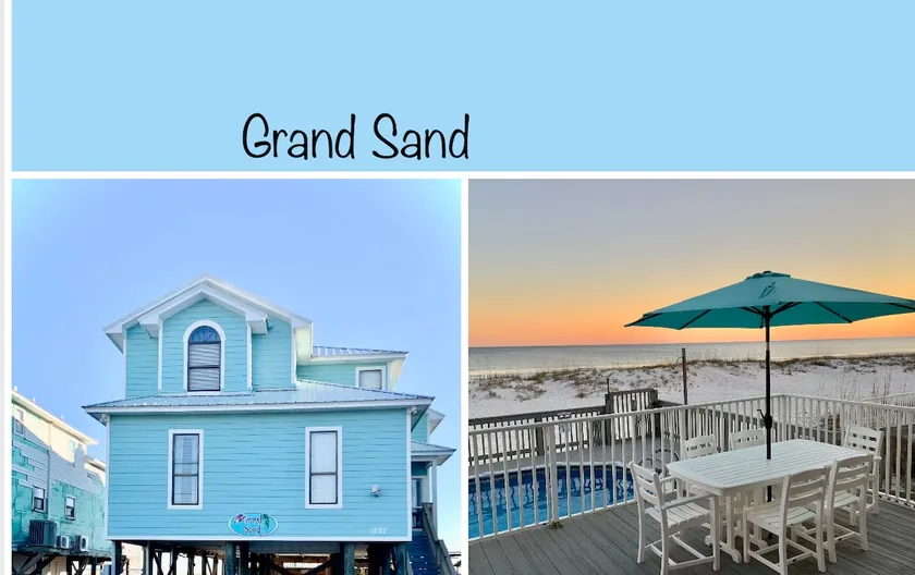 Gulf Front 7 chambres Free standing BEACH FRONT maison avec piscine! Nouveaux propriétaires! - Image 1