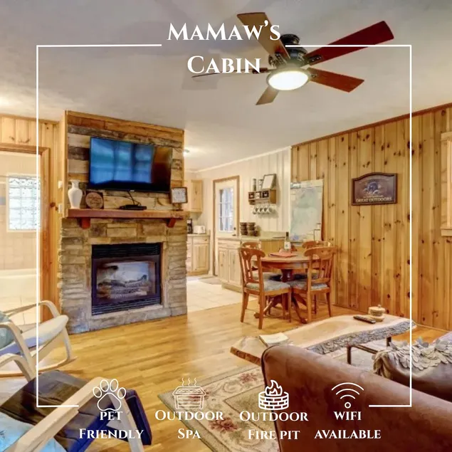 Mamaw's Cabin  @ Heart of Linville Falls w/spa - Image 1