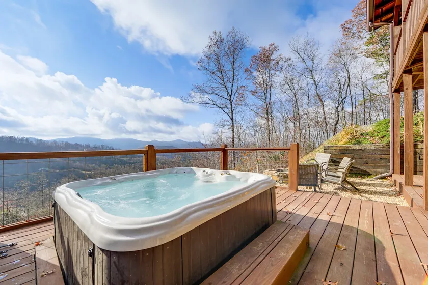 NY! Forhøjet kabine, der grænser op til Smoky Mountain NP! - Image 1