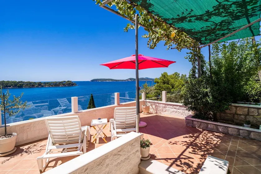 Apartments Lovro - Duplex One Bedroom Apartment with Terrace and Partial Sea View (1) - Image 1
