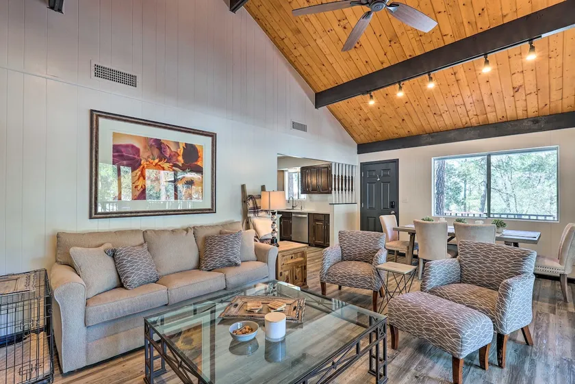 Deck w/ Wooded Views: Rustic-Chic Prescott Cabin! - Image 1