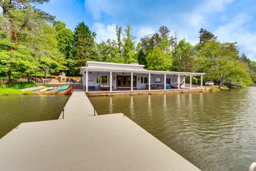 Hot Tub, Dock, Lakefront: Luxe Six Mile Retreat - Image 1