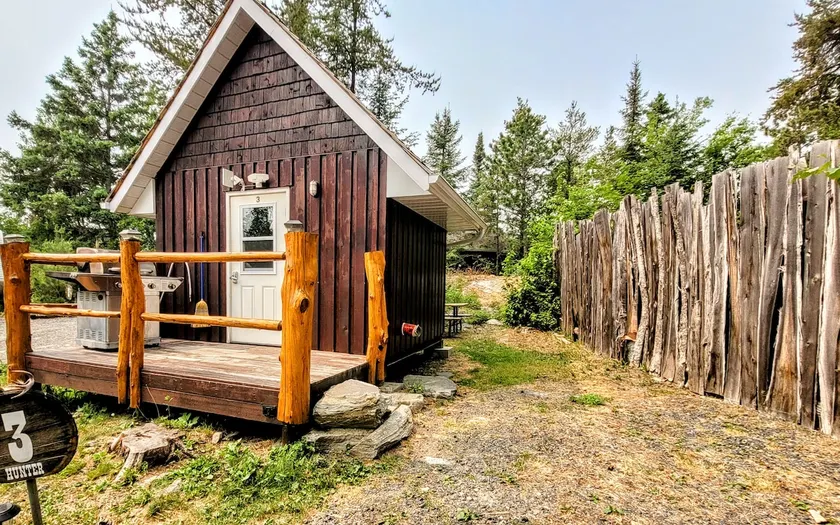Site 03 Hunter Glamping Bunkie on Small Urban Farm - Image 1