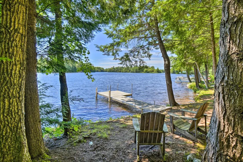 Maine Lakefront Escape: Dock, Watercraft, Fire Pit - Image 1