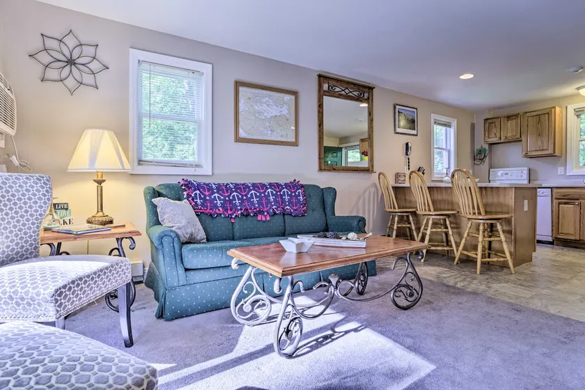Lake Getaway: Walk Across Street to Private Beach! - Image 1