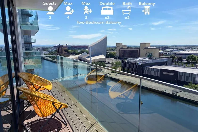 Manchester Two Bedroom Balcony Apartment - Image 1