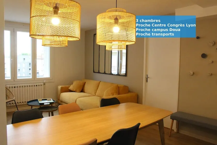 Cozy apartment, free parking Doua Eurexpo - Image 1