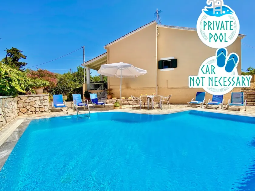 Villa Olga Kassiopi with private pool by DadoVillas - Image 1