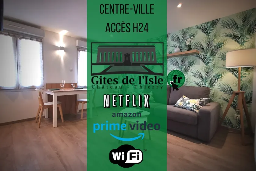 Gîtes de l'isle ★H24 ★Wi-Fi ★NetFlix ★Centre-ville - Image 1