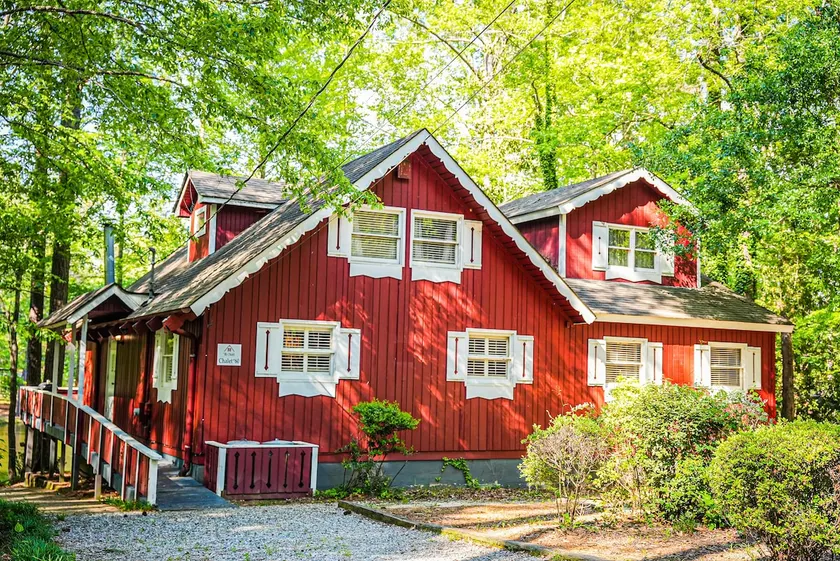 One of a kind our Mini Lodge Chalet directly across from our pool! - Image 1